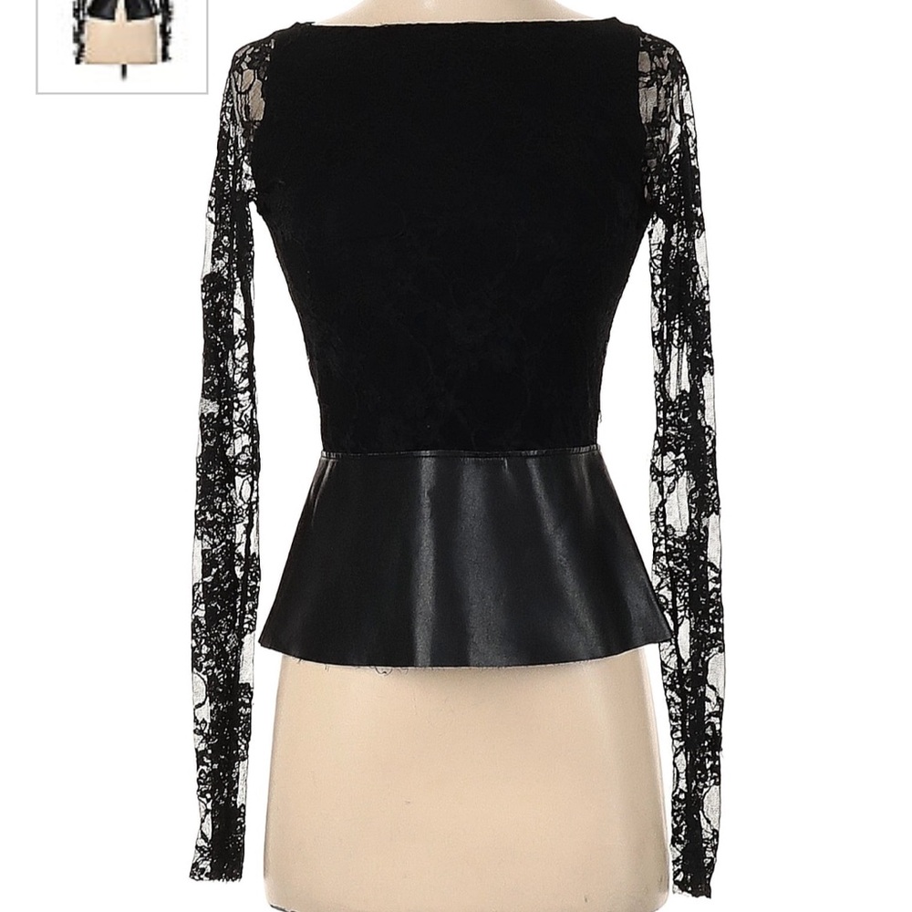 Lace long sleeve top